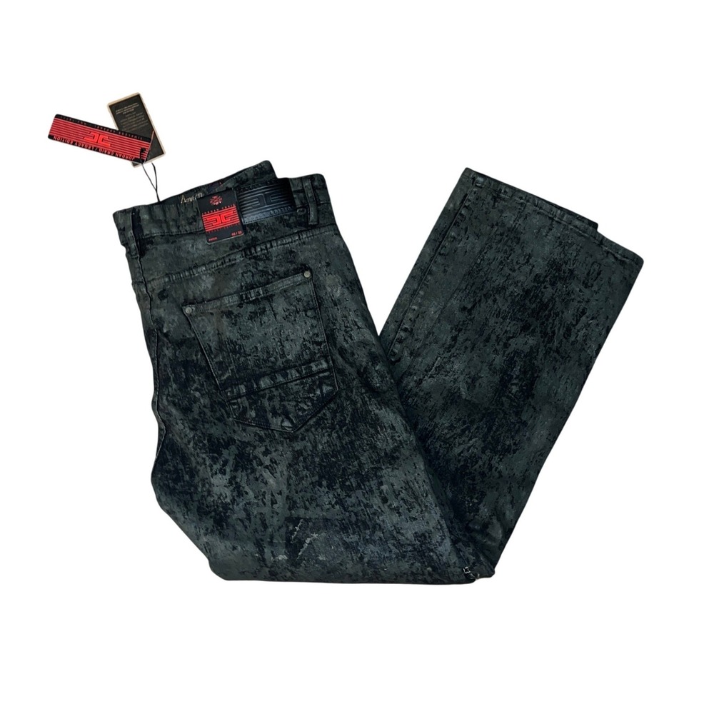 Jordan Craig Legacy Edition Aaron Distressed Jeans Dark Olive Mens 40x32‎ JM3003